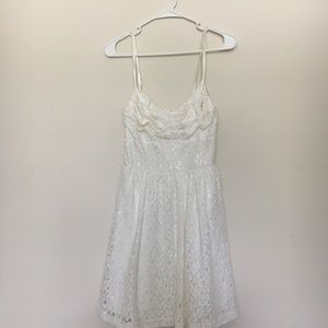 White lacy sundress